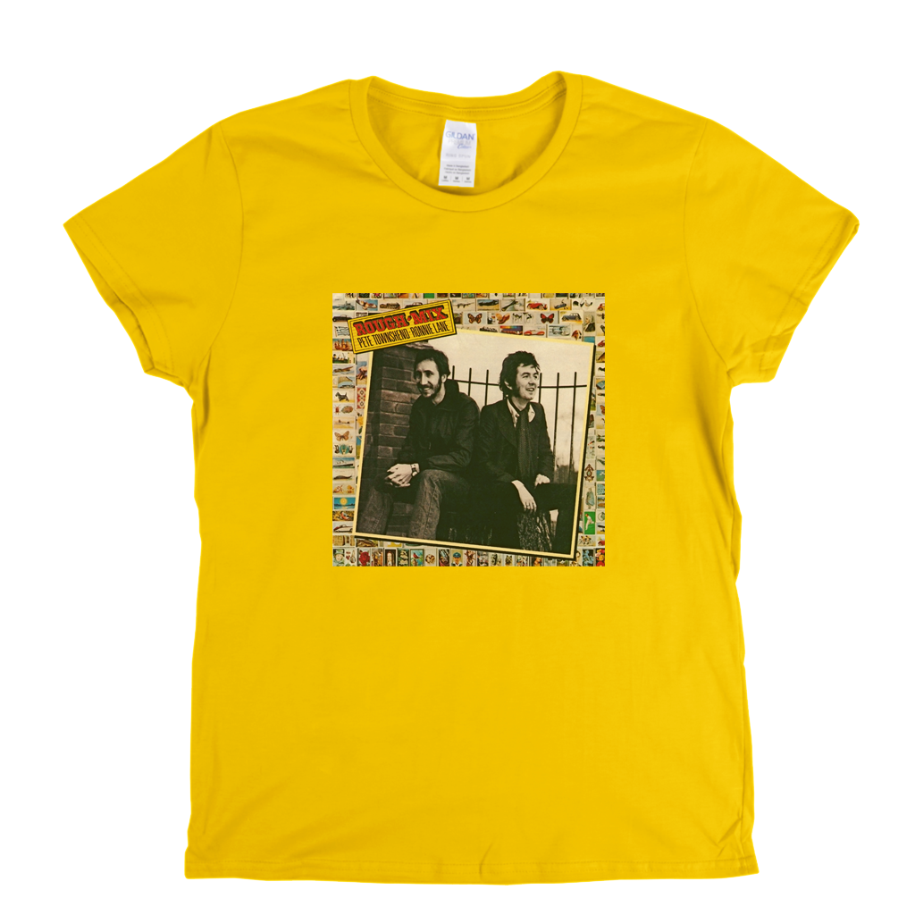 Pete Townshend Ronnie Lane Rough Mix Womens T-Shirt