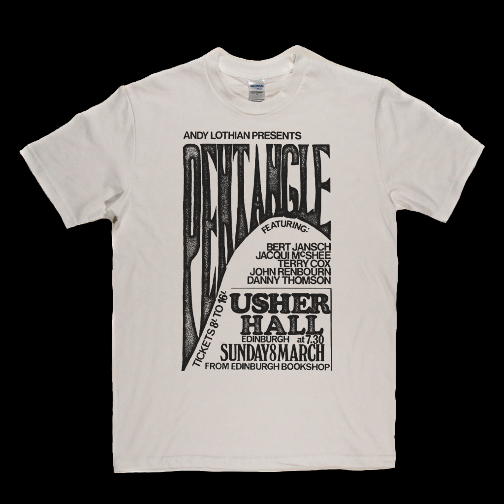Pentangle Usher Hall Poster T-Shirt