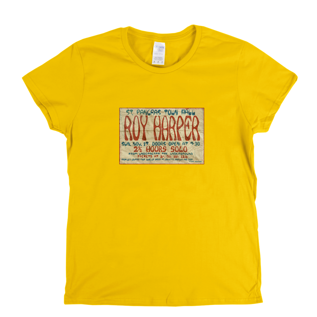 Roy Harper Gig 1968 Womens T-Shirt
