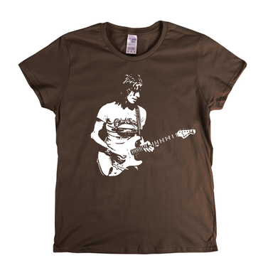 Jeff Beck 1975 Womens T-Shirt