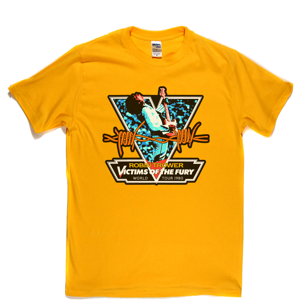 Robin Trower Victims Of The Fury World Tour 1980 T-Shirt