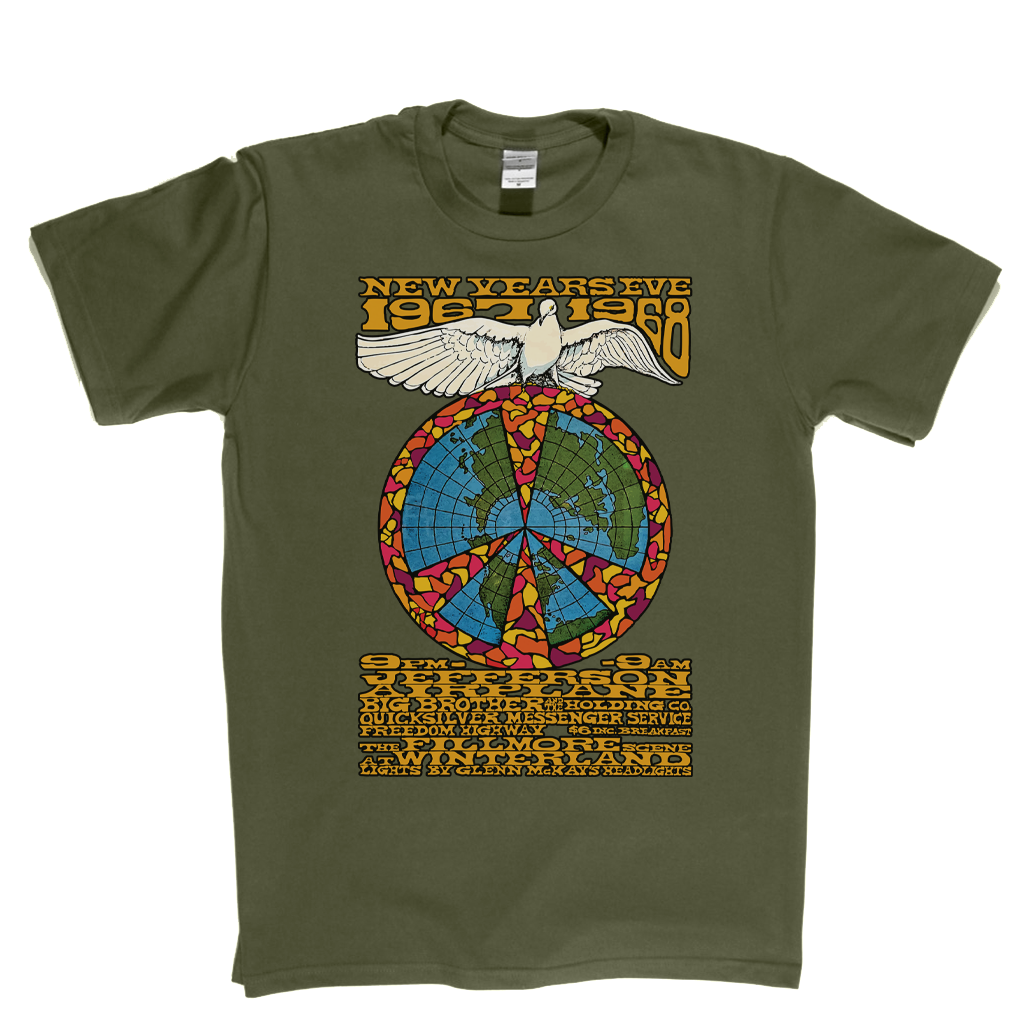 Fillmore New Years Eve 67 68 Poster T-Shirt