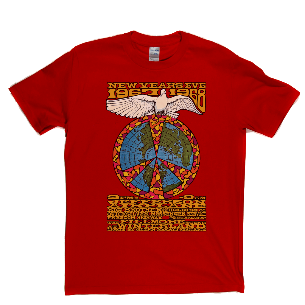 Fillmore New Years Eve 67 68 Poster T-Shirt