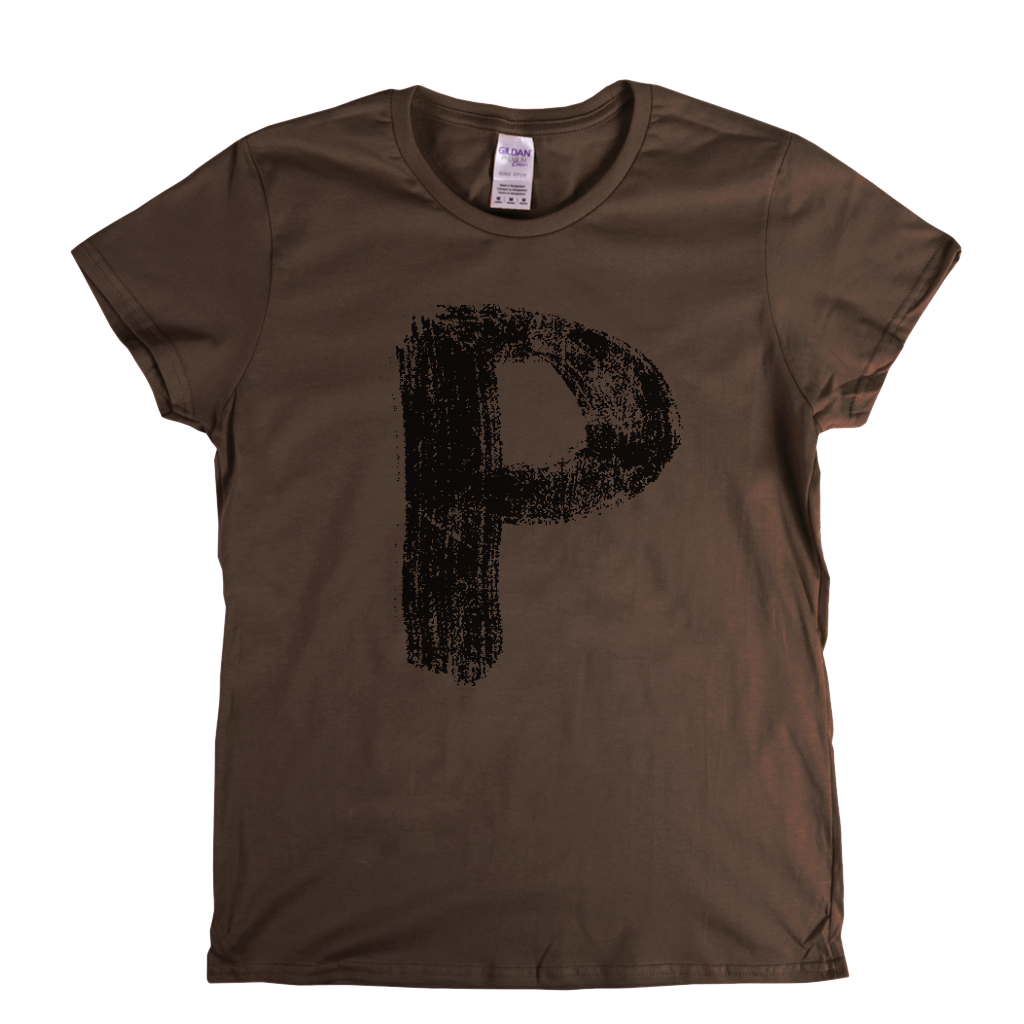 Letter P Womens T-Shirt