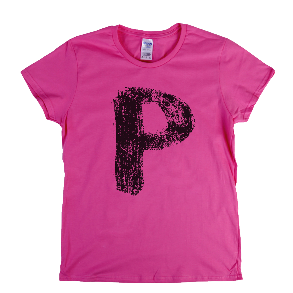 Letter P Womens T-Shirt