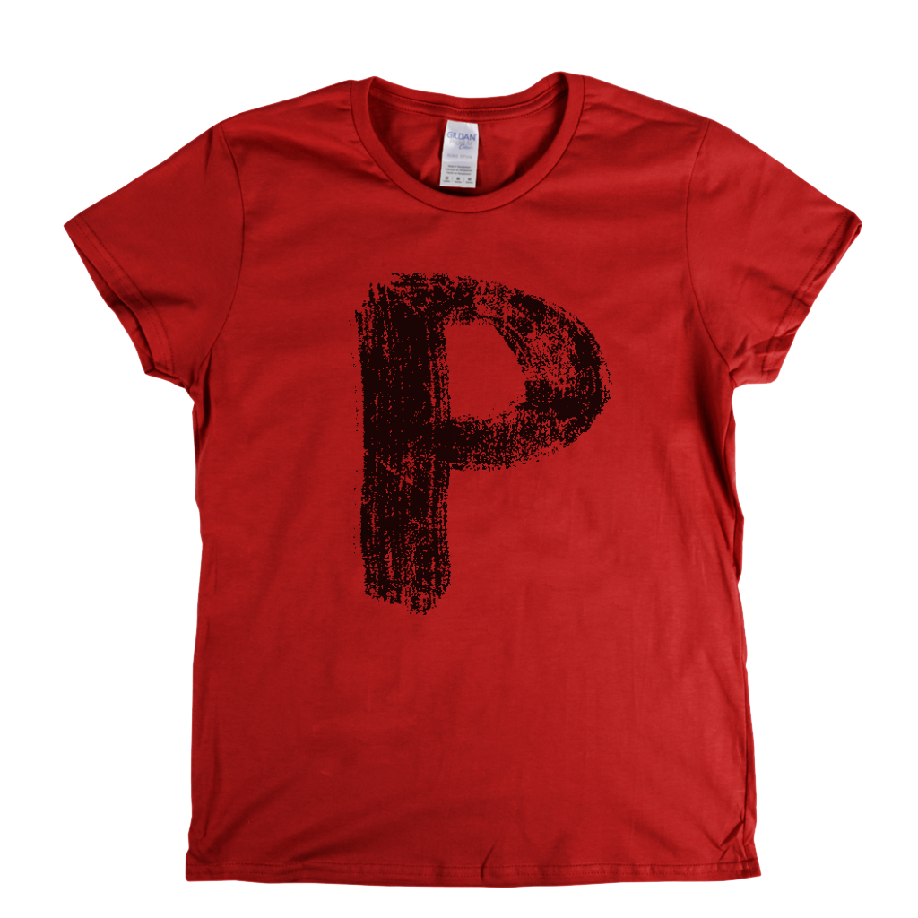 Letter P Womens T-Shirt