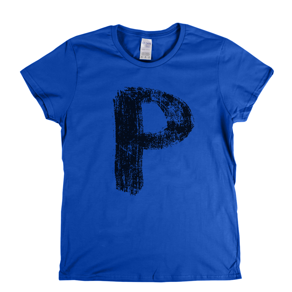 Letter P Womens T-Shirt