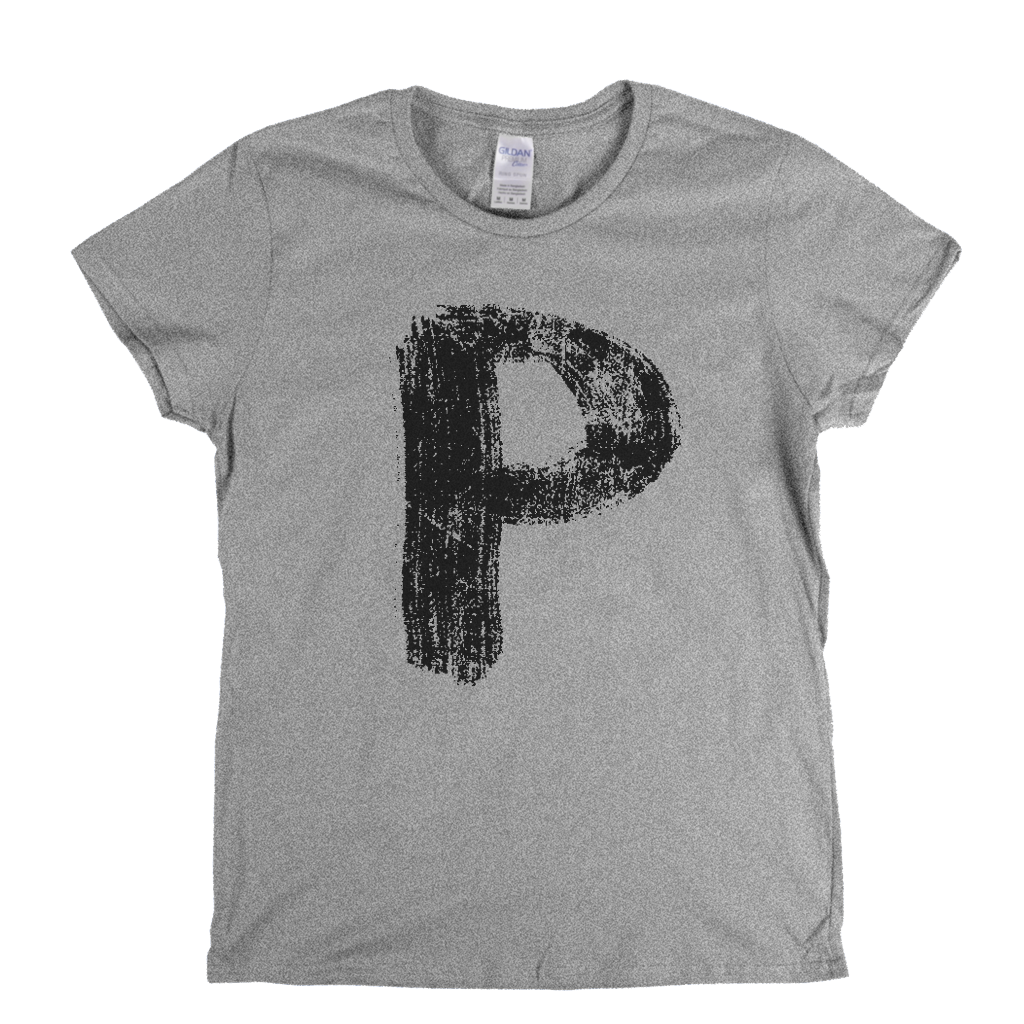 Letter P Womens T-Shirt