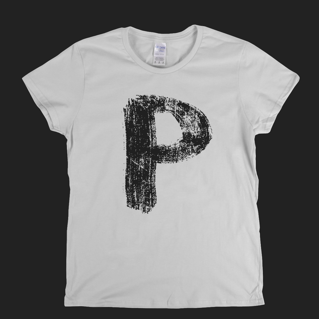 Letter P Womens T-Shirt