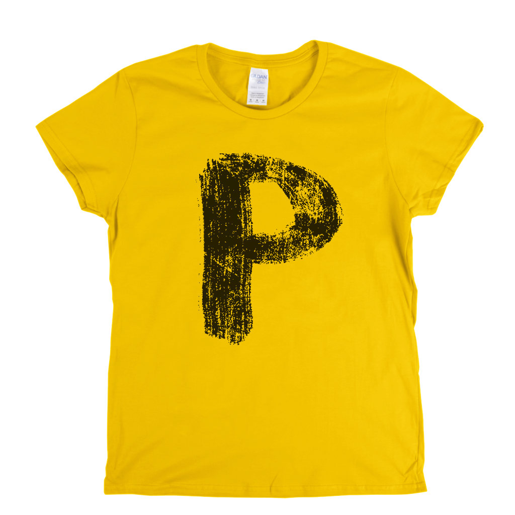 Letter P Womens T-Shirt