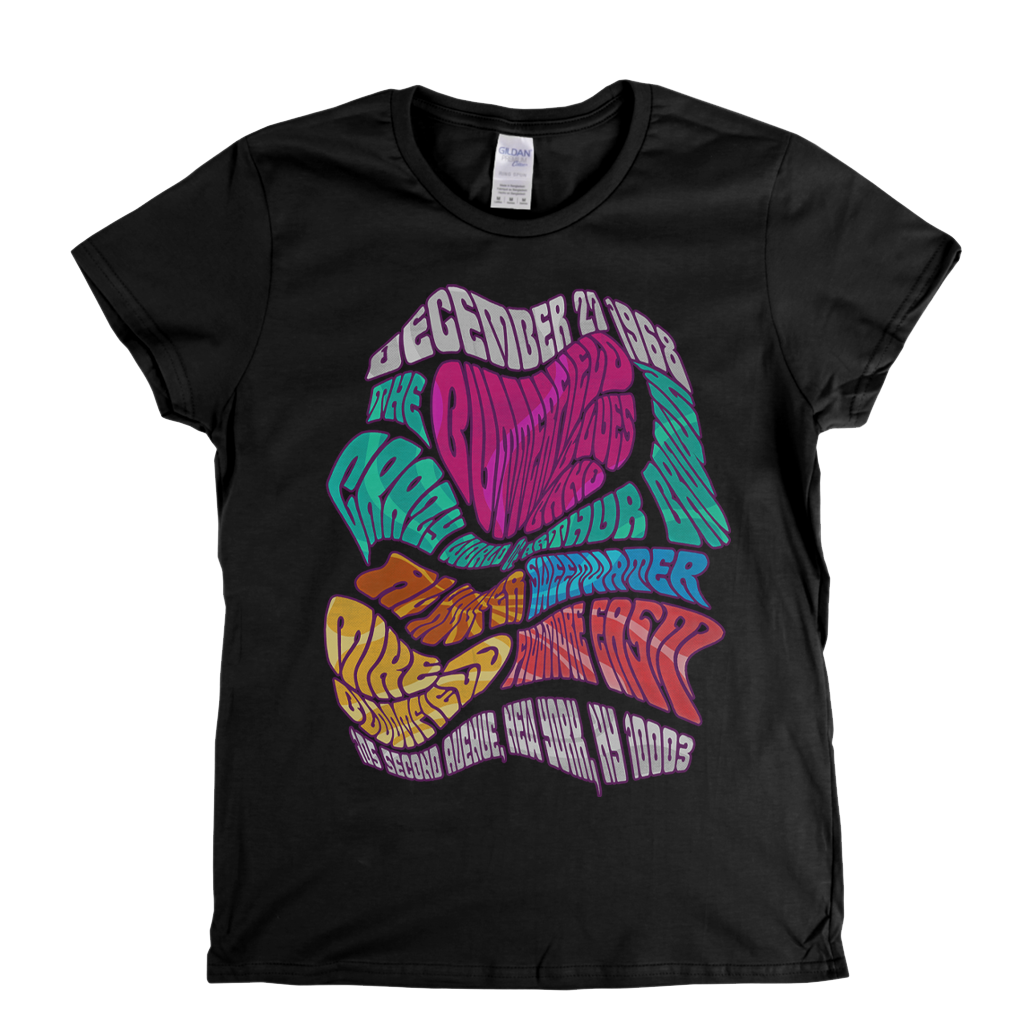 Butterfield Blues Arthur Brown Sweetwater Mike Bloomfield Al Kooper 1968 Womens T-Shirt