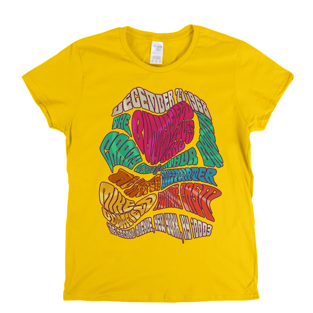 Butterfield Blues Arthur Brown Sweetwater Mike Bloomfield Al Kooper 1968 Womens T-Shirt