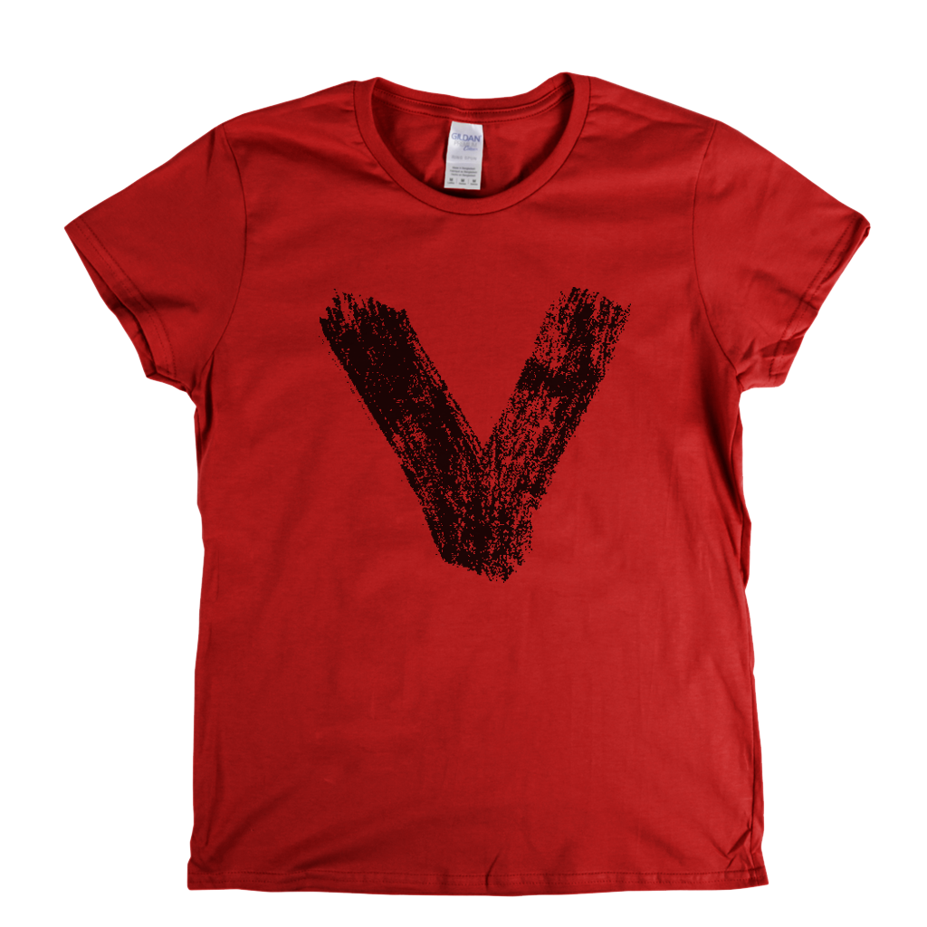 Letter V Womens T-Shirt