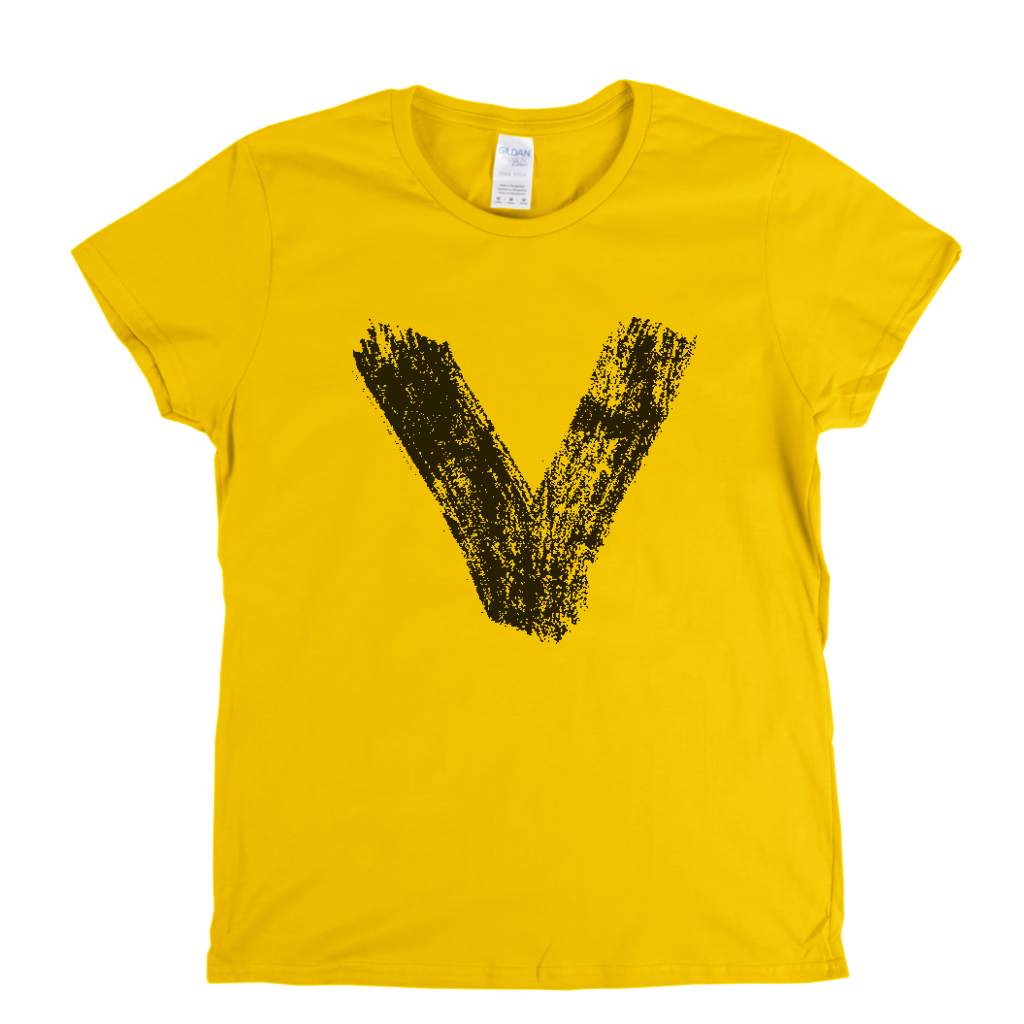 Letter V Womens T-Shirt