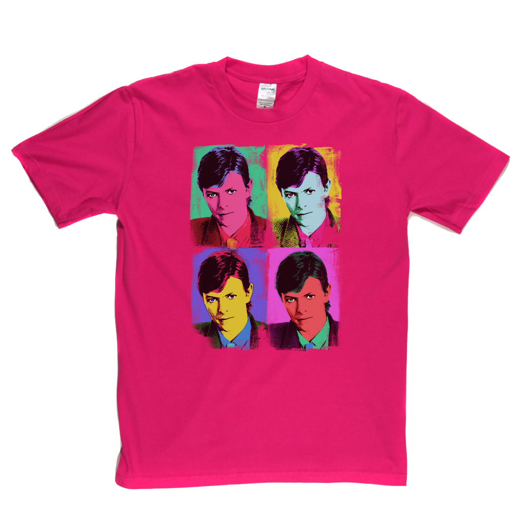 David Bowie Distressed Pop Art T-Shirt