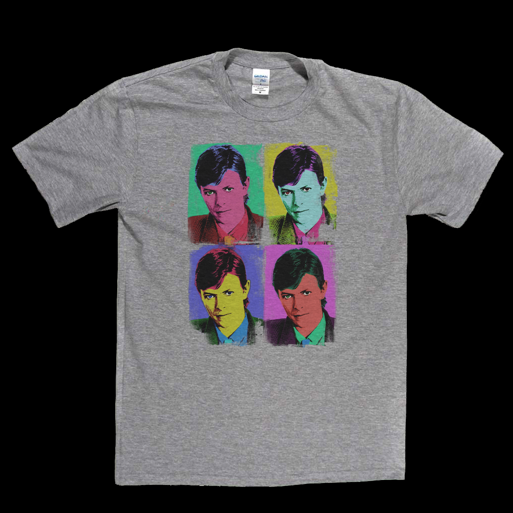 David Bowie Distressed Pop Art T-Shirt