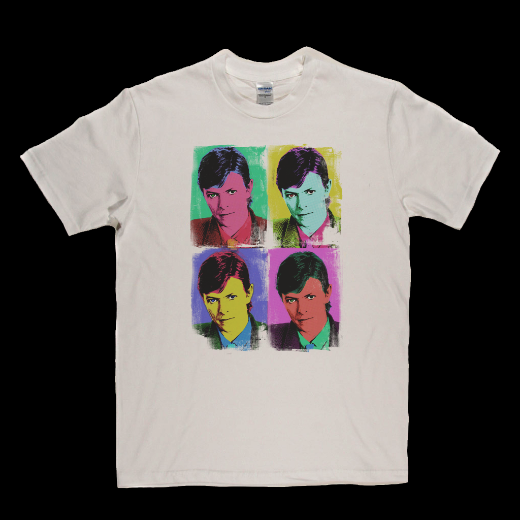 David Bowie Distressed Pop Art T-Shirt