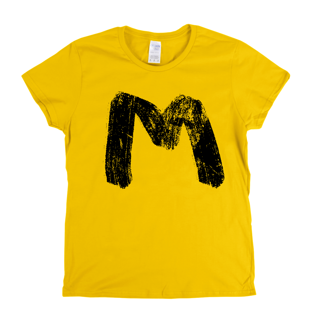 Letter M Womens T-Shirt