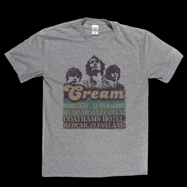 Cream 1966 Redcar Poster T-Shirt