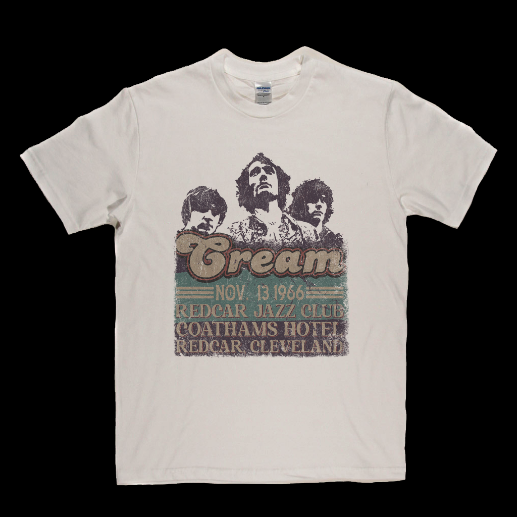 Cream 1966 Redcar Poster T-Shirt