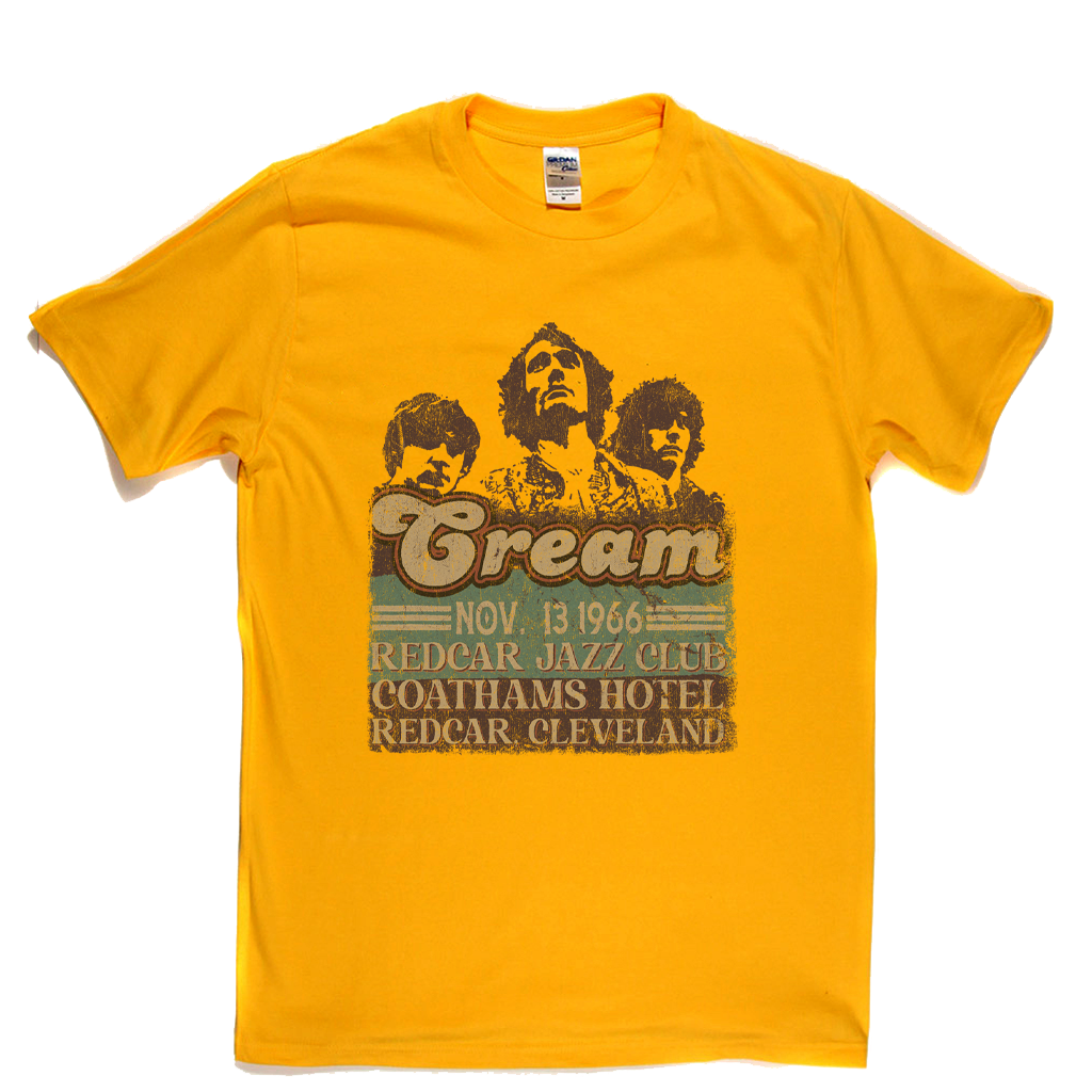 Cream 1966 Redcar Poster T-Shirt
