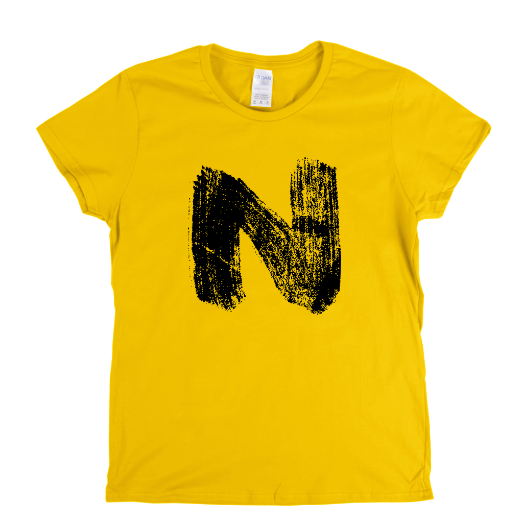 Letter N Womens T-Shirt