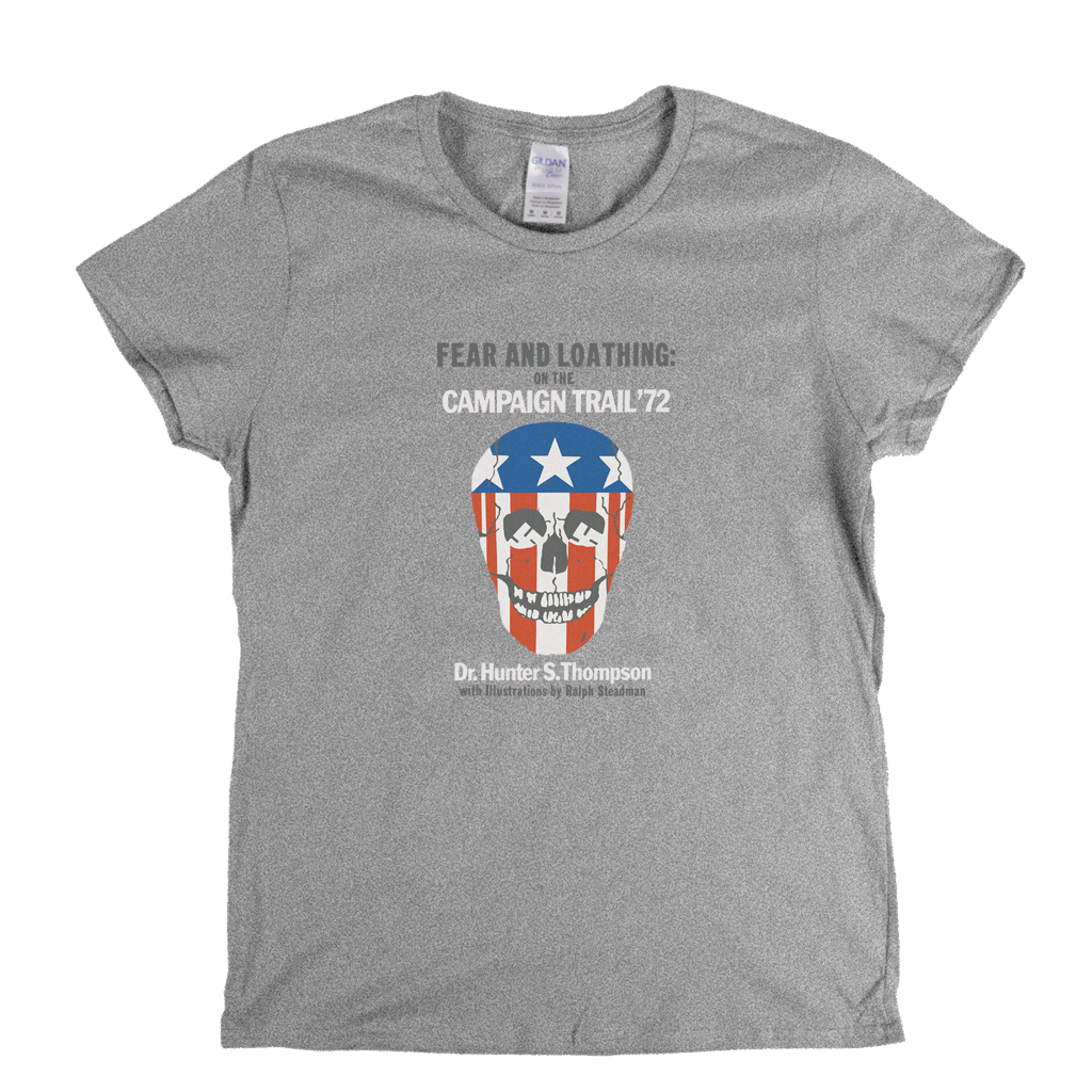 Hunter S Thompson Fear And Loathing Book Cover Womens T-Shirt