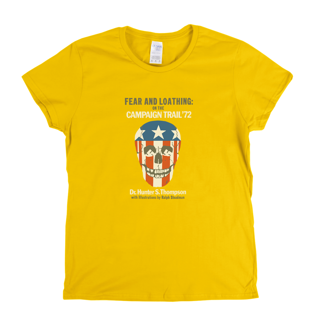 Hunter S Thompson Fear And Loathing Book Cover Womens T-Shirt