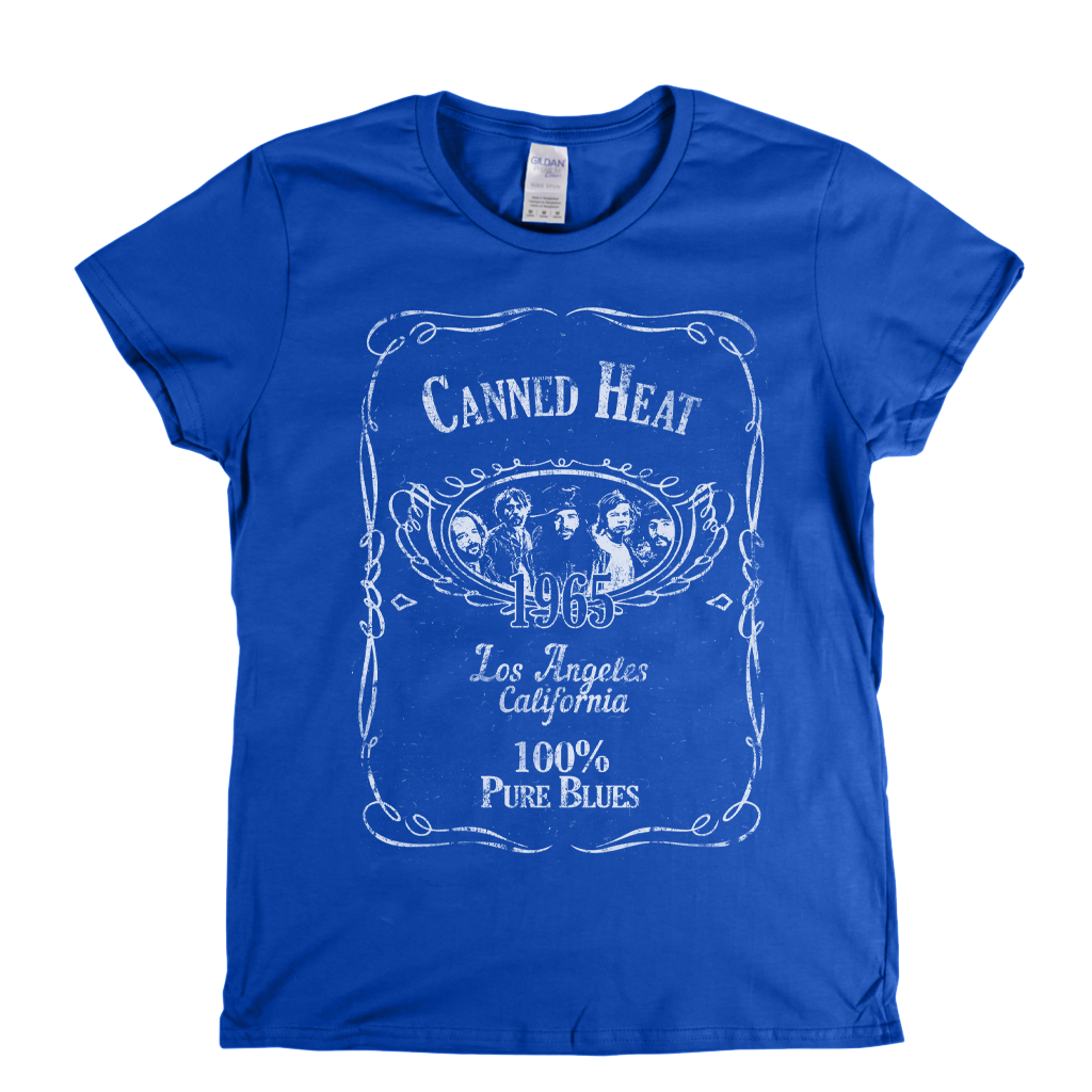 Canned Heat Liquor Label Womens T-Shirt