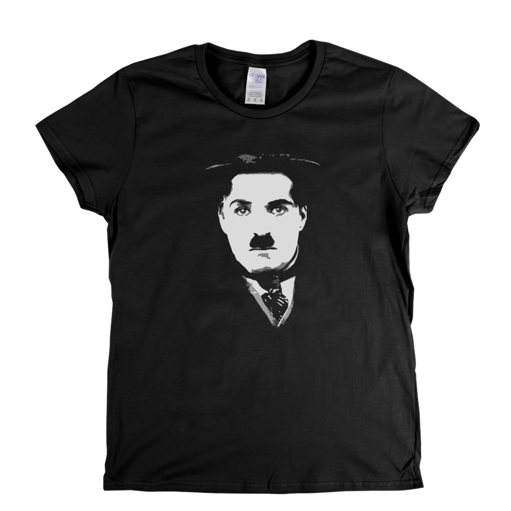 Charlie Chaplin Portrait Womens T-Shirt