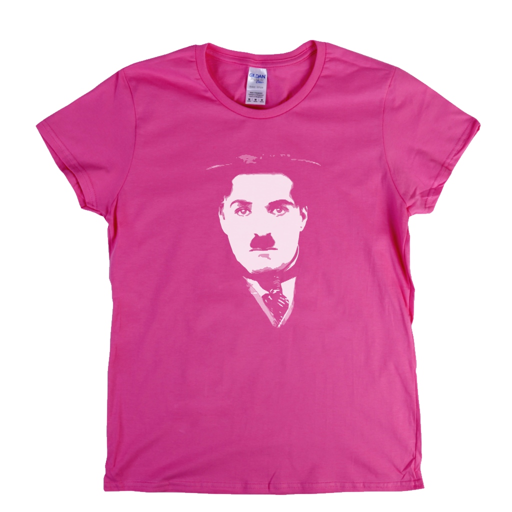 Charlie Chaplin Portrait Womens T-Shirt