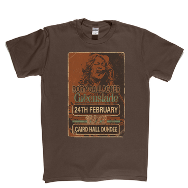Rory Gallagher Greenslade 1973 Dundee T-Shirt