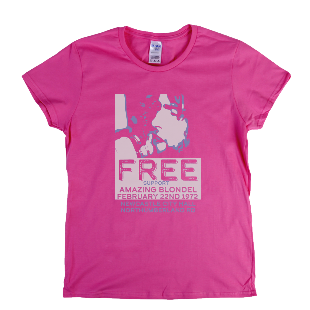 Free Amazing Blondel Poster 1972 Womens T-Shirt