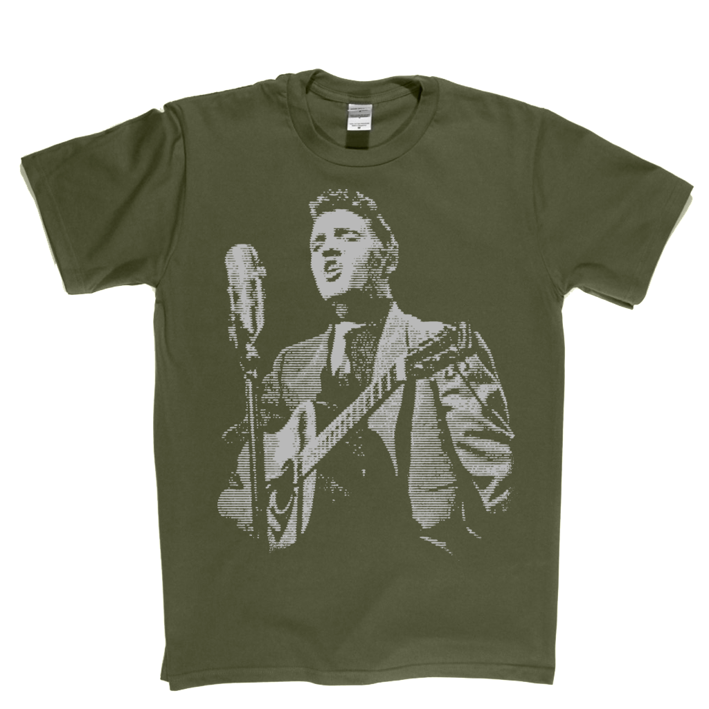 Young Elvis On Stage T-Shirt