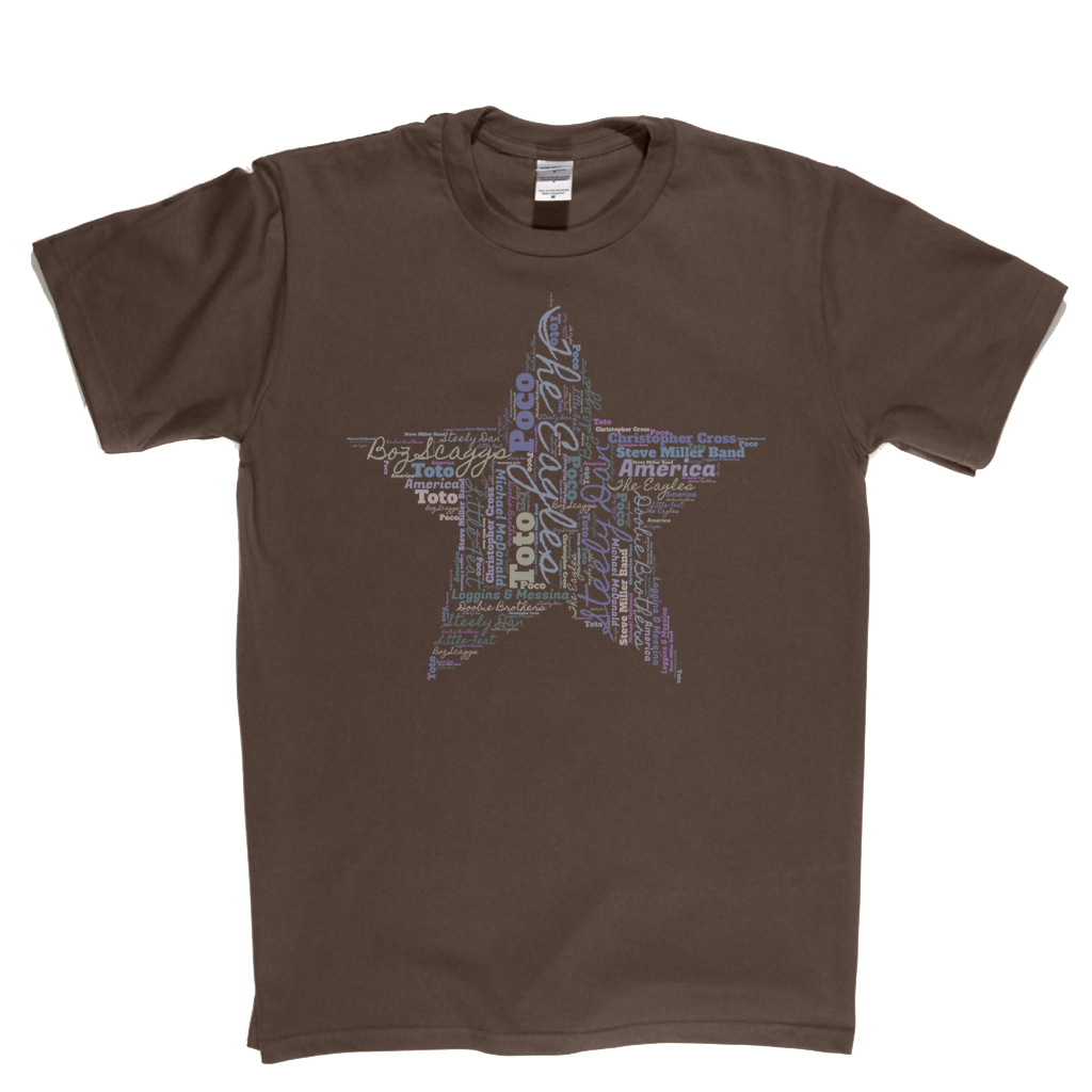 Rock Star Wordcloud T-Shirt