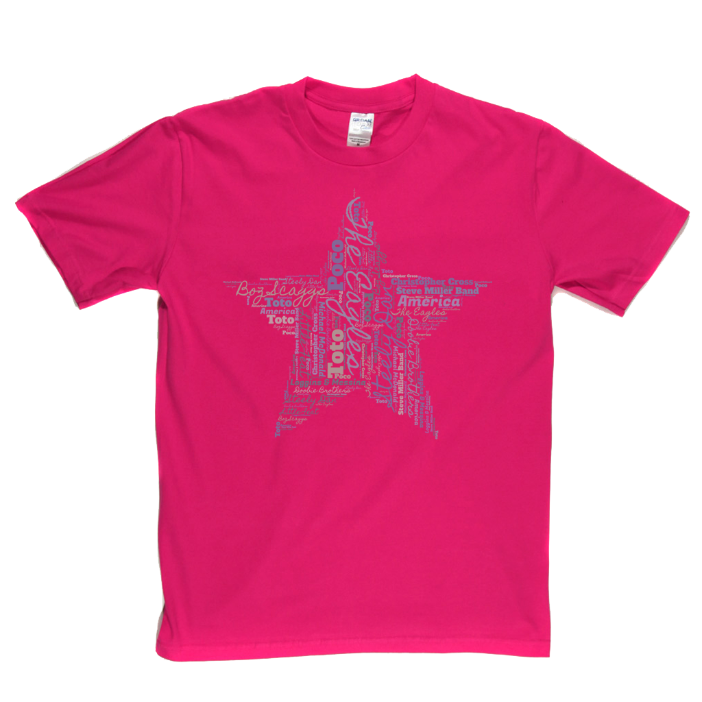 Rock Star Wordcloud T-Shirt