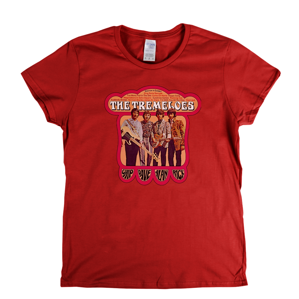 The Tremeloes Chip Dave Alan Rick Womens T-Shirt