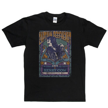 Captain Beefheart Henry Cow Gig Poster T-Shirt