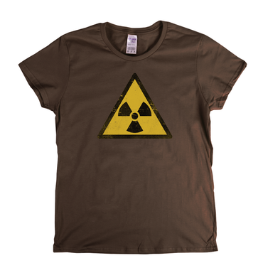 Radioactive Symbol Womens T-Shirt