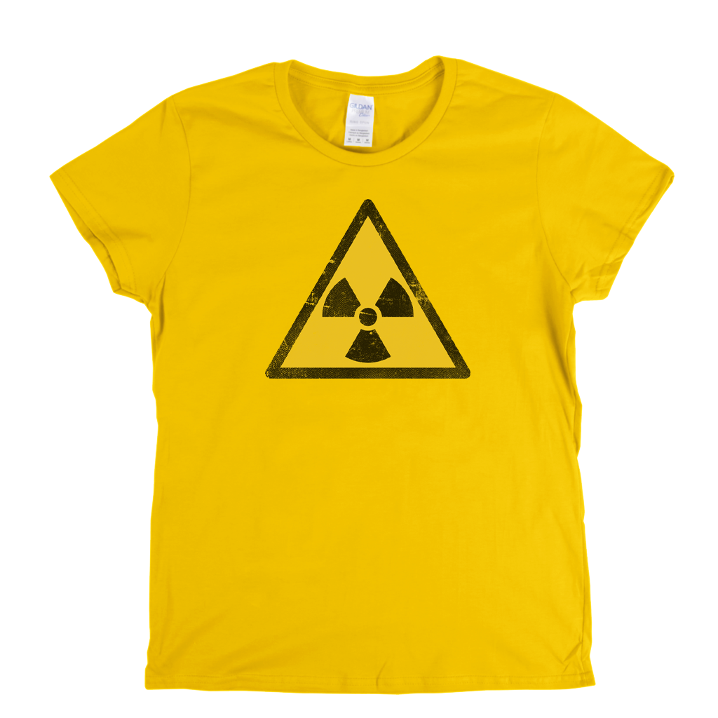 Radioactive Symbol Womens T-Shirt