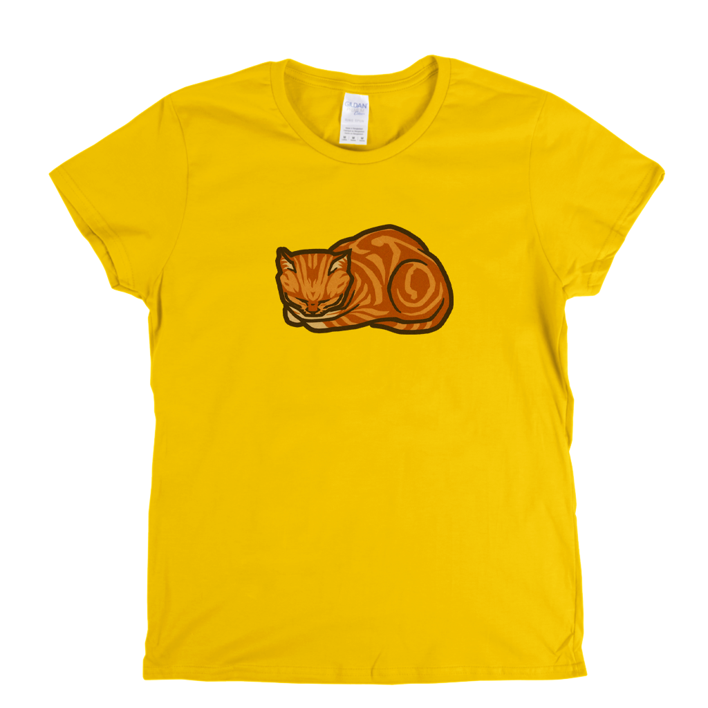 Ginger Cat Womens T-Shirt