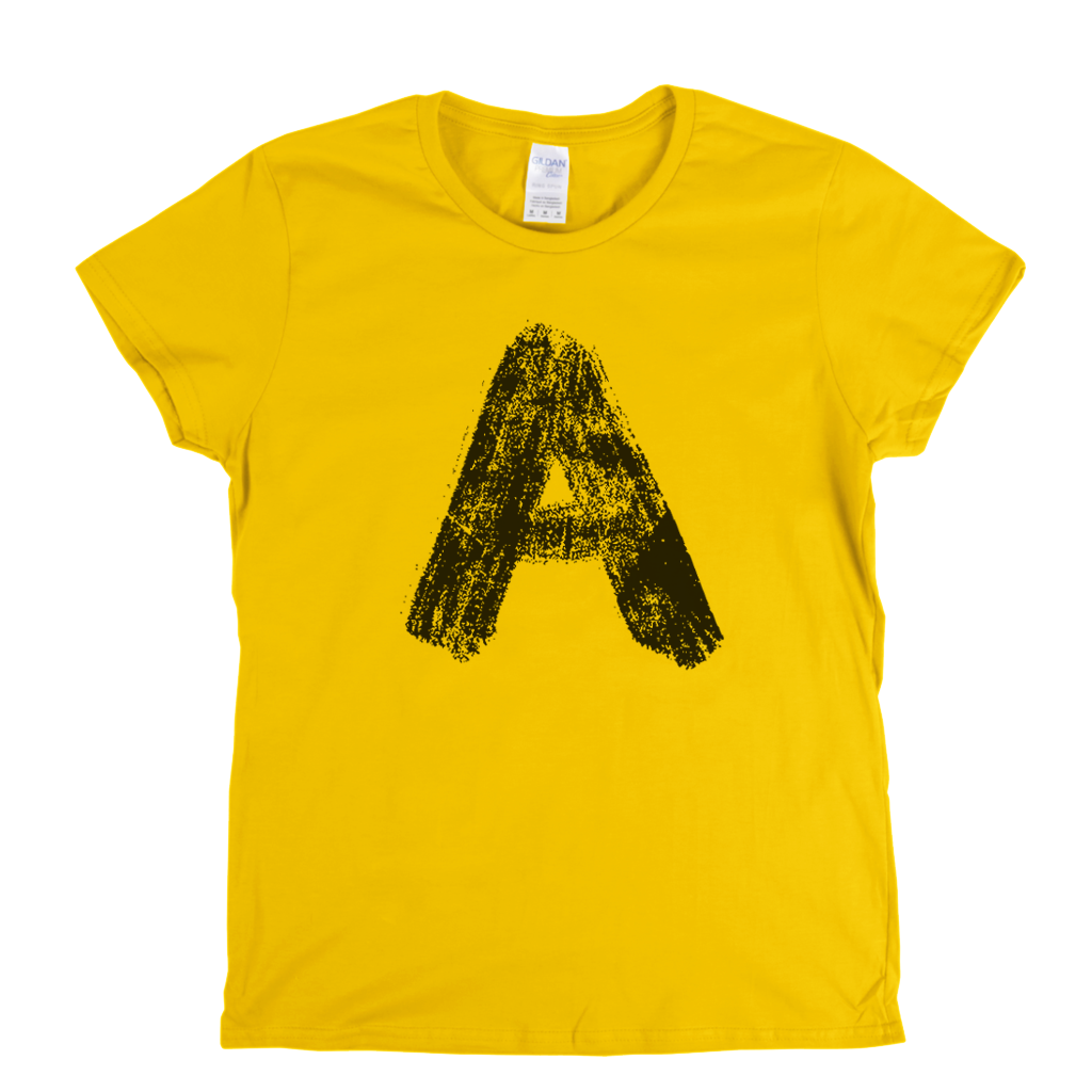 Letter A Womens T-Shirt