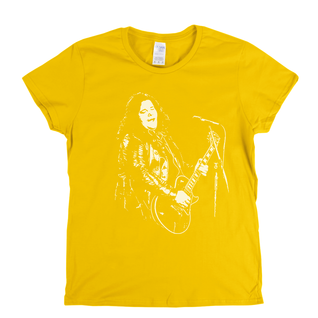 Leslie West Live On Stage Womens T-Shirt