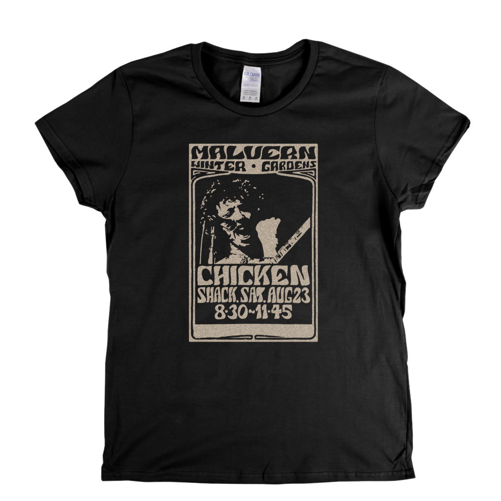 Chicken Shack 1969 Poster Womens T-Shirt