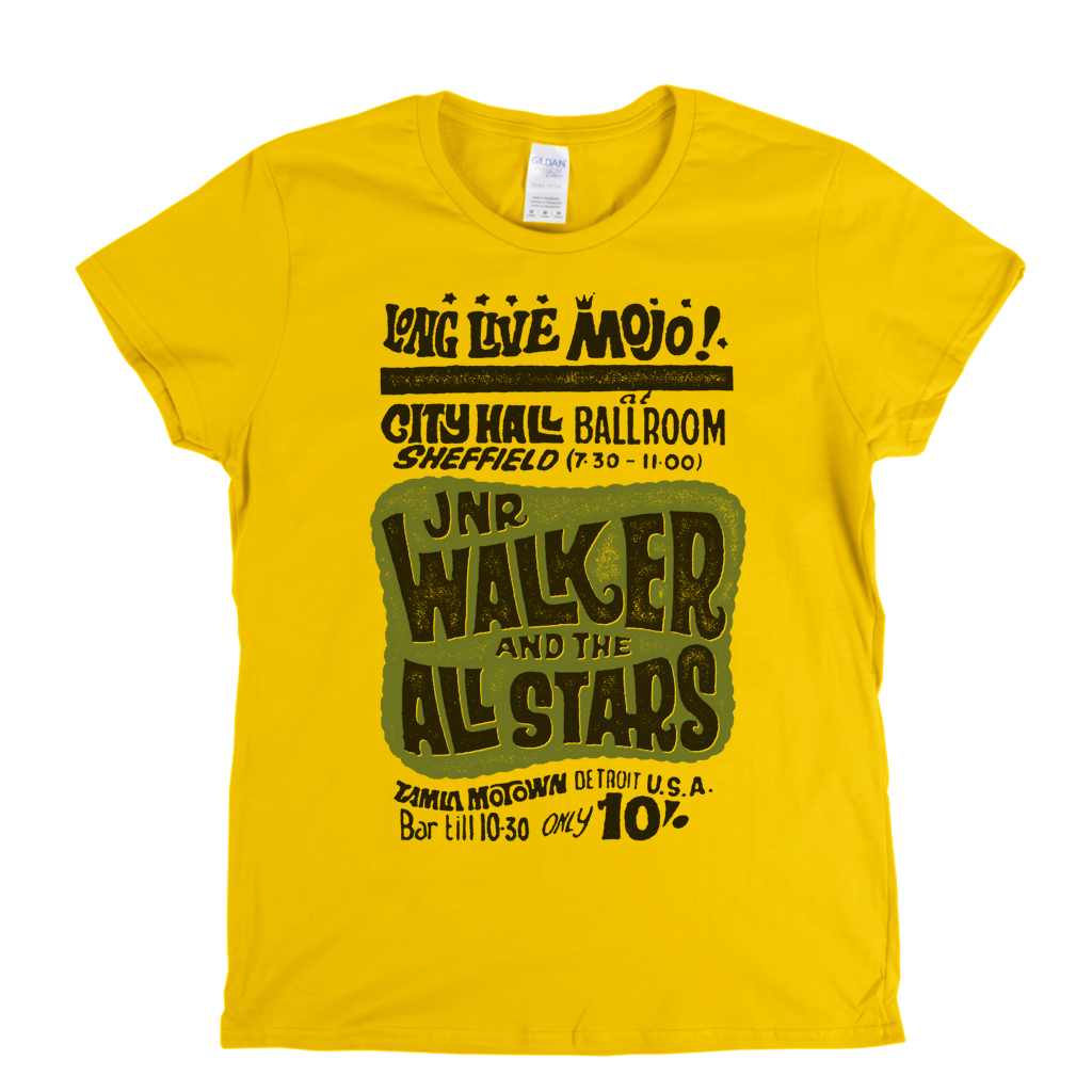 Jnr Walker And The All Stars Poster Womens T-Shirt