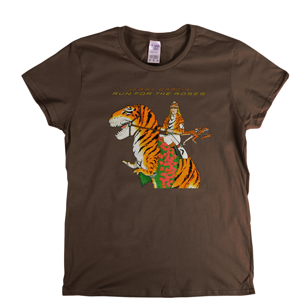 Jerry Garcia Run For The Roses Womens T-Shirt