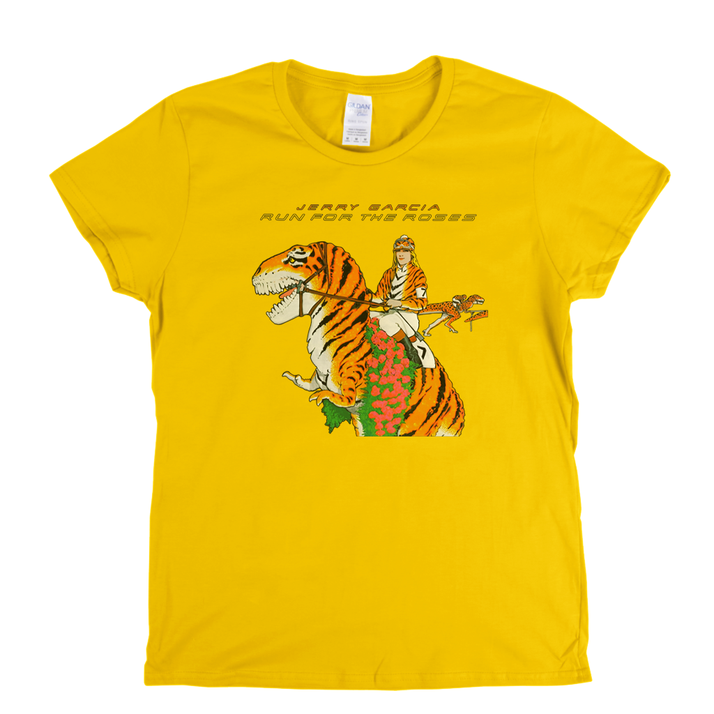 Jerry Garcia Run For The Roses Womens T-Shirt