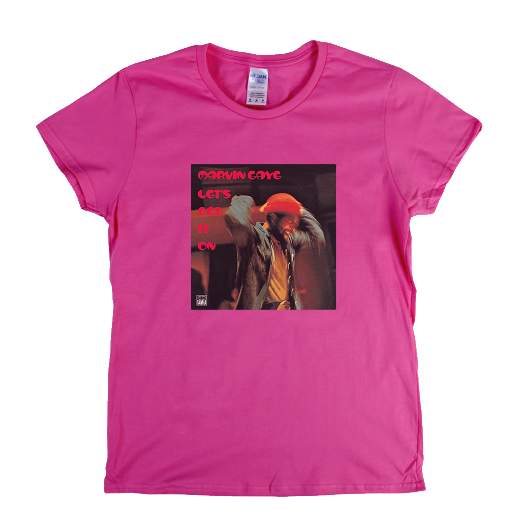 Marvin Gaye Lets Get It On Album Womens T-Shirt