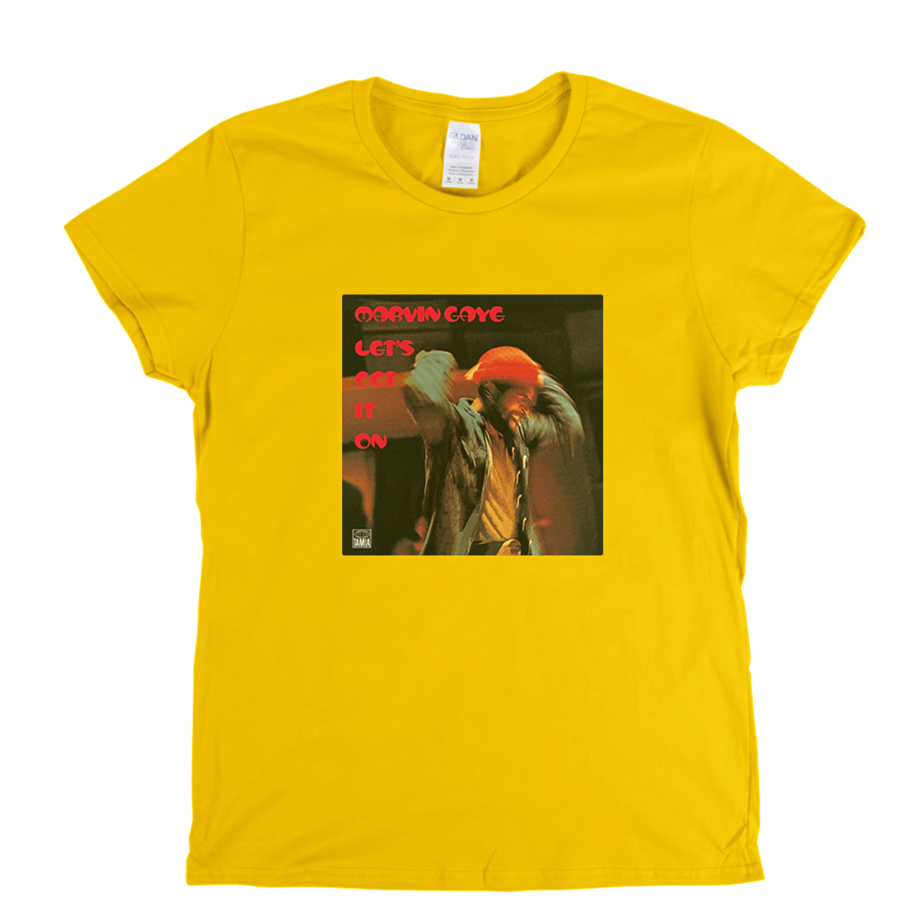 Marvin Gaye Lets Get It On Album Womens T-Shirt