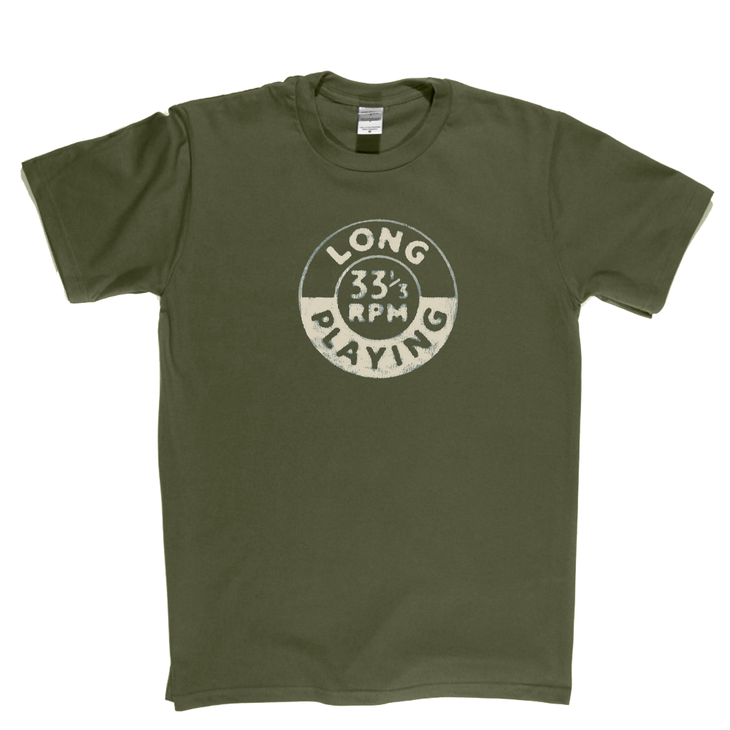 Long Playing 33 Badge T-Shirt